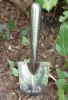 Picture of Practicool Garden Hand Transplanter Trowel Hand Spade Shovel - Stainless Steel – with Measurements, Ideal for potting, transplanting, planting seeds and Bonsai